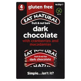 Eat Natural Gluten Free Bars Cranberries, Macadamias and Dark Chocolate (4x33g) - Pack of 2