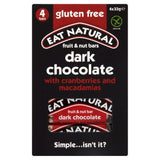 Eat Natural Gluten Free Bars Cranberries, Macadamias and Dark Chocolate (4x33g) - Pack of 2