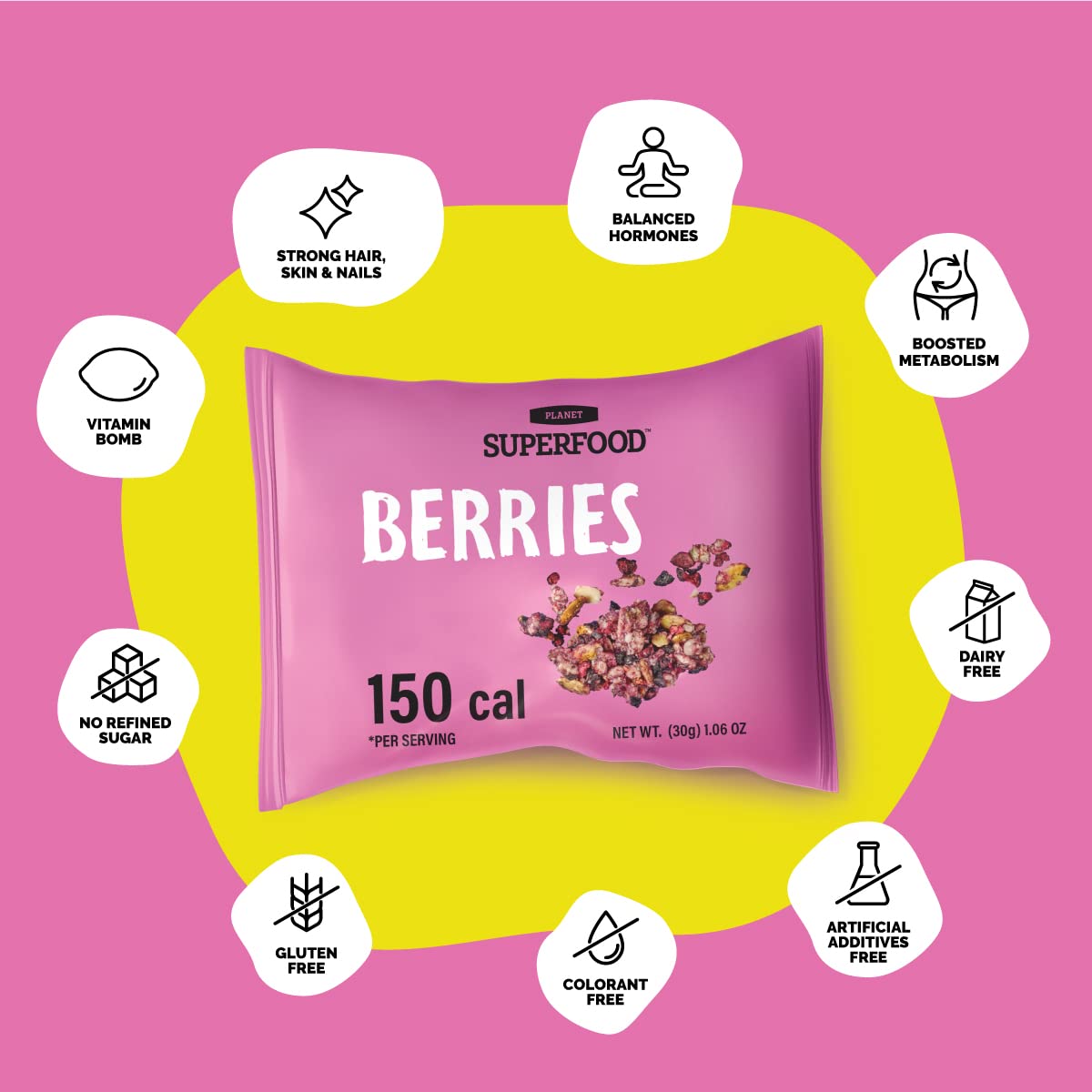 Organic Seed Granola with Berries | Immunity Boost | Keto, Vegan