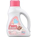 Dreft Stage Newborn Liquid Laundry Detergent, White, Baby Blossom, 40 Fl Oz