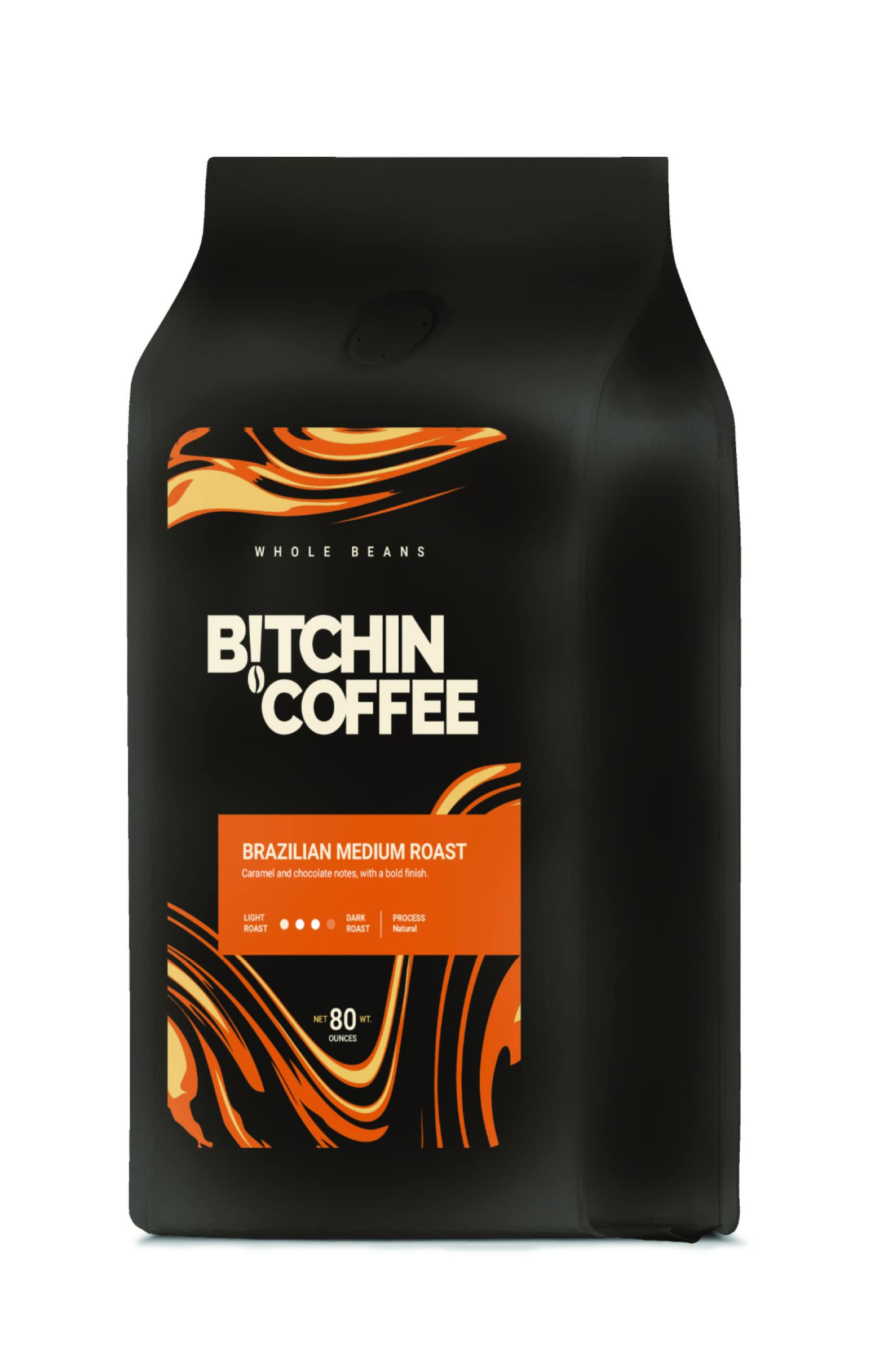 Coffee, Dark Roast, Whole Bean, 80 oz