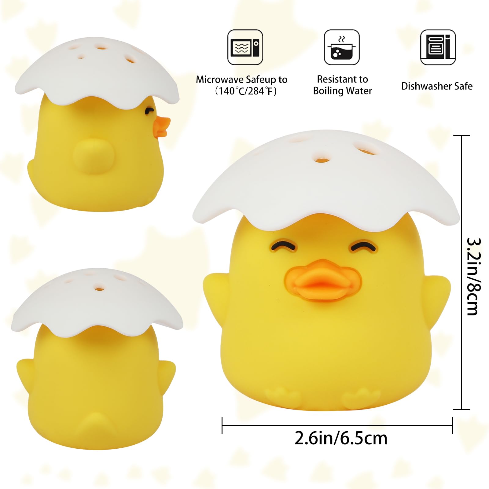 Sakuo NEW Microwave Steam Cleaner, Duck Microwave Cleaner, Just Add Vinegar and Water, Cut Cleaning Time by Half, Kitchen Gifts Accessories Gadgets