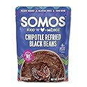 Somos Chipotle Refried Black Beans, 10 Ounce