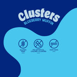 Nature’s Garden Blueberry Muffin Clusters, 32oz Pouch - Big Chunky Nut & Oat Bites with Cashews, Almonds, Chia & Real Blueberries - Gluten-Free