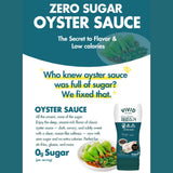 VIVID KITCHEN Oyster Sauce | Zero Sugar & Low-Calorie Sauces | No Preservatives | Versatile, Easy-to-Squeeze | for Cooking, Stir-Fries, Marinades,