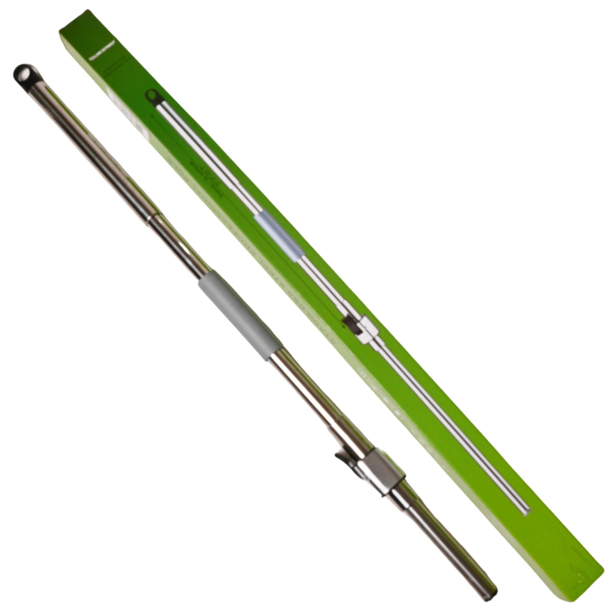 CICLONE ISPINMOP Stainless Steel Mop Handle 37" to 53" Long - Heavy Duty Spin Mop Replacement Stick - Commercial & Industrial Use Suitable for Home