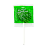 Tootsie Roll Caramel Apple Pops - Caramel Covered Green Apple Candy Lollipops - Bulk Gluten Free Candy - 1 Display Box Package - 48 Count