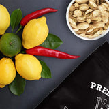 Presto Sales In Shell Pistachios Chili Lemon 16 oz. | Premium Roasted, Flavored Pistachio Nuts | Healthy, Natural, Vegan, Non-GMO | Resealable 1 lb