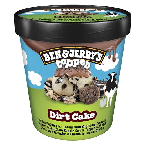 Ben & Jerry's Ice Cream Dirt Cake Topped Non-GMO 15.2 oz