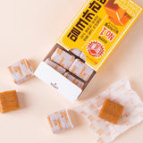 LOTTE Caramel Milk Toffee, Rich Salty Fragrant, Delicate Taste Chewy Gummy Candies, Korean Casual Snacks, Low Sugar Taffy, Individually Wrapped