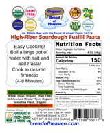 Organic Bread of Heaven ~ High-Fiber Sourdough Fusilli Noodles 2 pkgs ~ USDA Organic