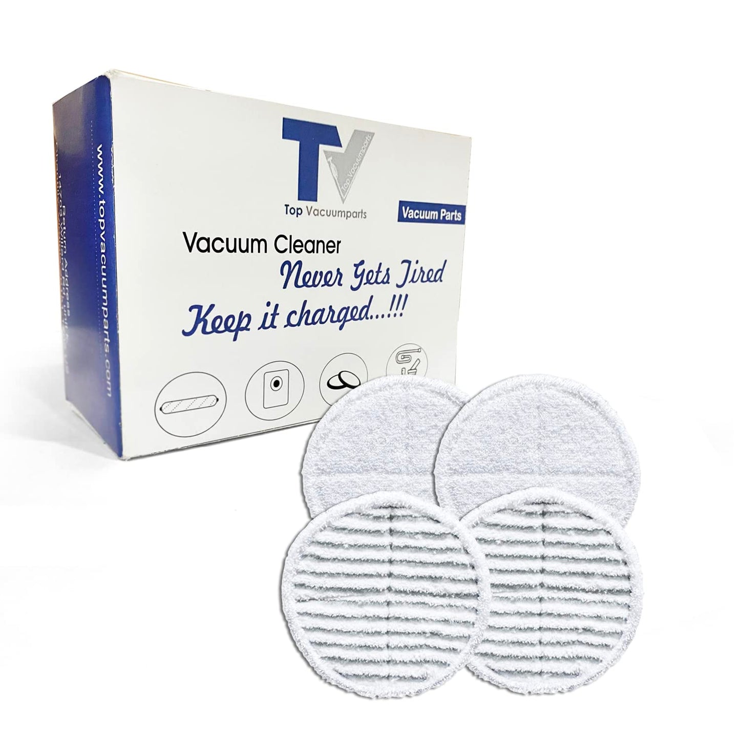 Replacement For Bissell Spinwave Mop Pad Kit Replacement Pads fits 2124