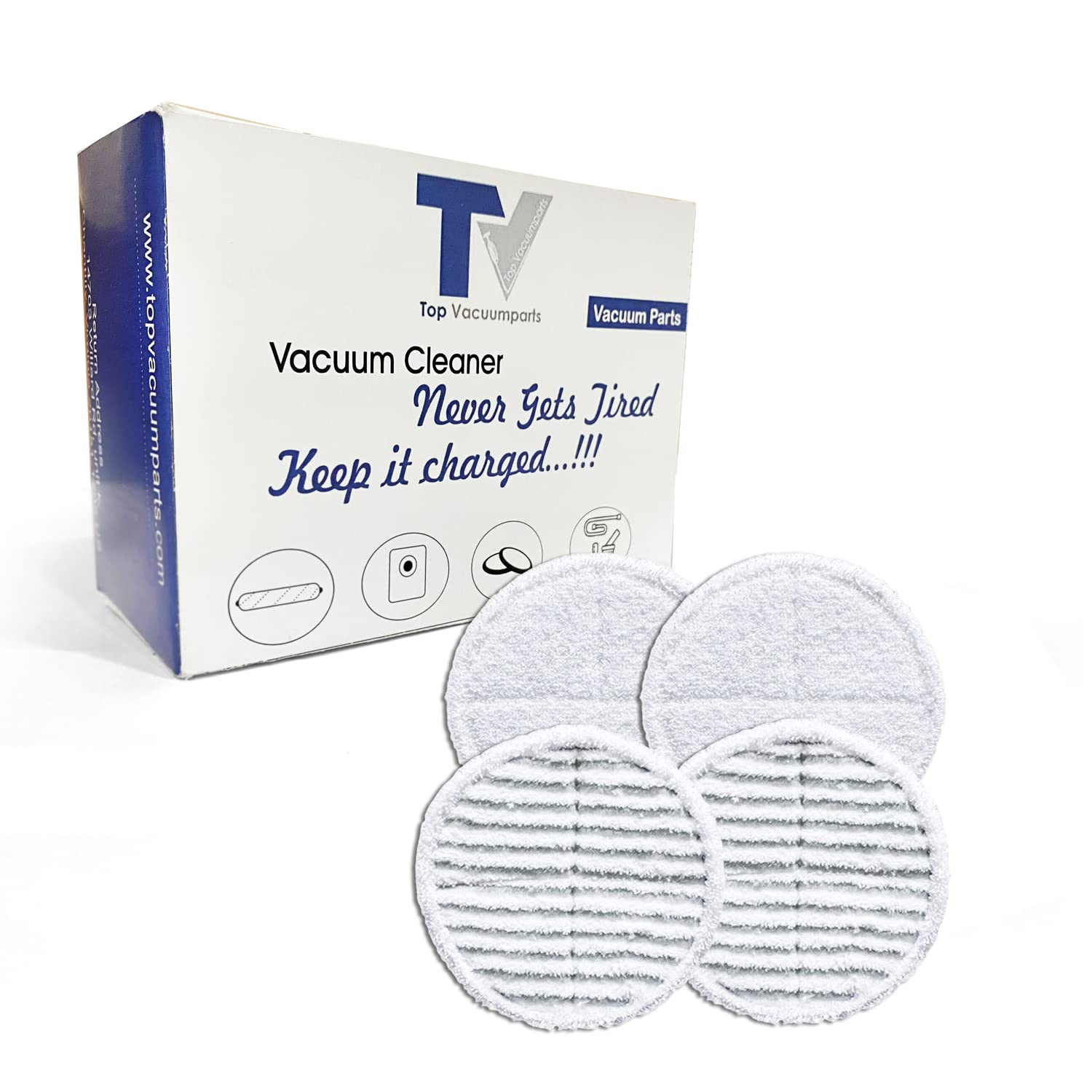 Replacement For Bissell Spinwave Mop Pad Kit Replacement Pads fits 2124