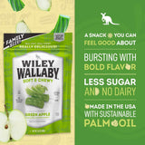 Wiley Wallaby Licorice 24 Ounce Classic Gourmet Soft & Chewy Australian Green Apple Licorice Candy Twists, 1 Pack