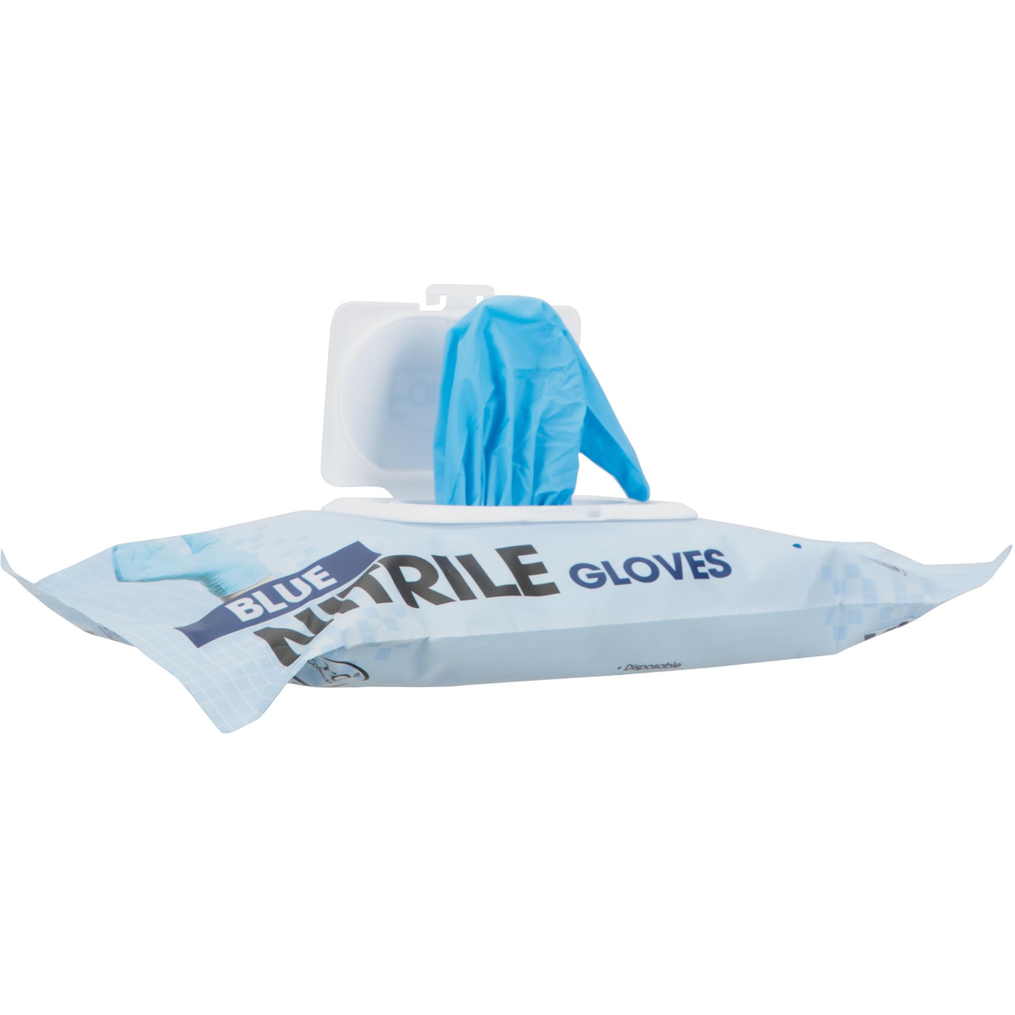 ForPro Professional Collection Disposable Nitrile Gloves, Chemical Resistant, Powder-Free, Latex-Free, Non-Sterile, Food Safe, 4 Mil, Blue, X-Large