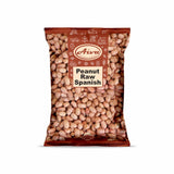 Aiva Raw Spanish Peanuts (10 LB Case) Bulk - Whole Unsalted Peanuts for Snacking, Cooking, and Baking | Product of USA | Spanish Premium Grade
