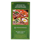 Lundberg Organic Thin Stackers, Basil & Thyme, 6 Oz, Gluten-Free, Vegan, Kosher, Usda Certified Organic, Non-Gmo Verified, Whole Grain Brown Rice, 6 Oz