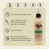WAXEX Oil and Grease Stain Remover for Clothes - Sidecar Soap