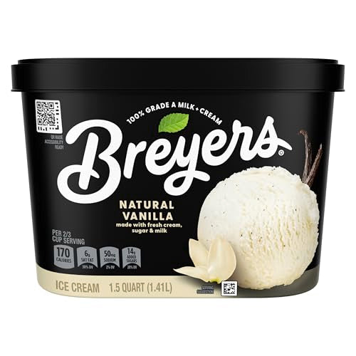 Breyers, Ice Cream Vanilla, 48 Fl Oz