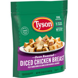 Tyson Grilled & Ready Fully Cooked Oven Roasted Diced Chicken Breast, 22 oz. (Frozen)