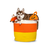 Midlee Candy Corn Rope Basket (Large)