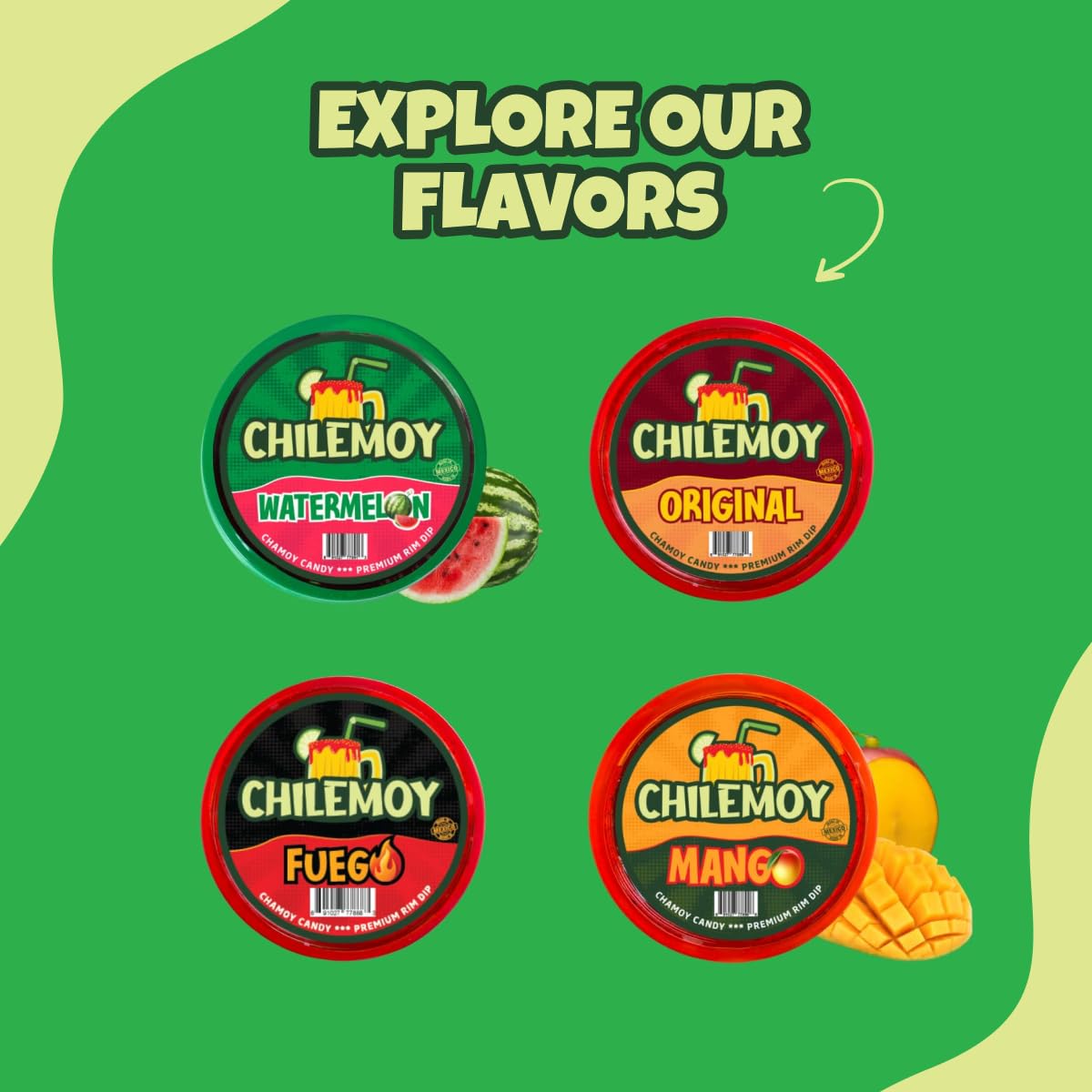 CHILEMOY Rim Dip Chamoy | Handcrafted Mexico | Chamoy Rim Paste for Cocktails, Seltzer, Michelada Rim Dip | Tajin Rimmer for Cocktails 8oz Original