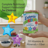 Enterex Kidz Nutritional Shake Mix for Kids - Vanilla | 8g Protein, Reduced Sugar, 28 Vitamins & Minerals | Gluten Free, with Fiber | 400g (7