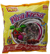 LA Crafts #34 of 34 Different Mexican Candy to Choose From for Parties, Pinatas, Halloween, and Other Events (Vero Pica Goma Fresa - 200 pcs)