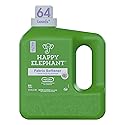 Happy Elephant Fabric Softener, White Tea & Fig Scent, Natural Biodegradable Liquid Fabric Softener, Plant Based, Softens Clothes & Reduces Static