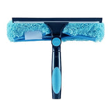 Hicavar 11" Window Squeegee and Microfiber Scrubber 2-in-1 Combo Cleaning Tools (Attachement Only) (1)