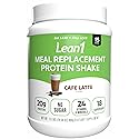 N53 Lean1 Meal Replacement Protein Powder, Cafe Latte Flavor, 15 Serving tub, No Sugar Added