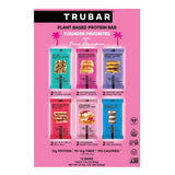 TRUBAR Vegan Protein Bars, 12 Count Founder Favorites Variety Pack, (2 Each - OOCD, DAD, SFPB, PBJ, SSGC & CoCo), Gluten Free, Plant Based, Dairy