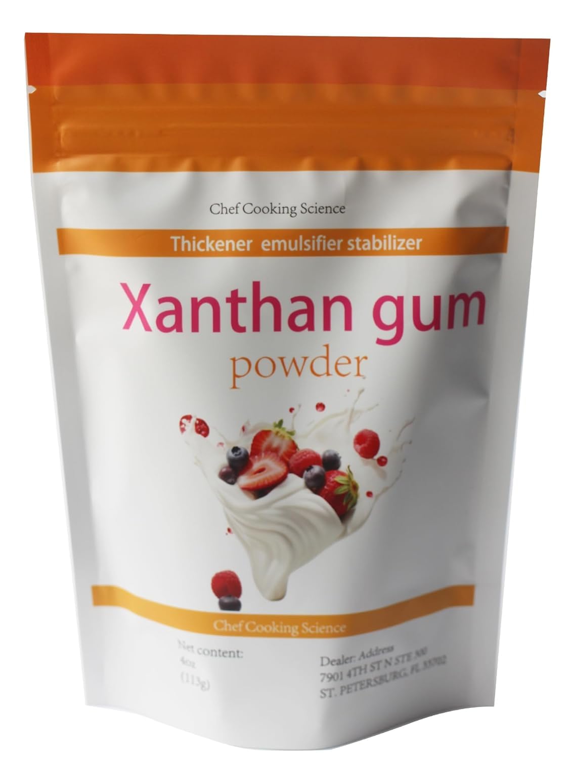 Xanthan Gum - 4 oz - 100% Natural Xanthan Gum Powder - Keto Friendly and Gluten Free - No Carbs for Baking, Xanthan Gum for Thickening and Ice Cream