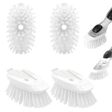 Dish Brush Refill, 4 Pack Dish Brush Replacement Head for OXO Dish Brush, Brush Dispenser Refill Fits Soap Dispensing Handle