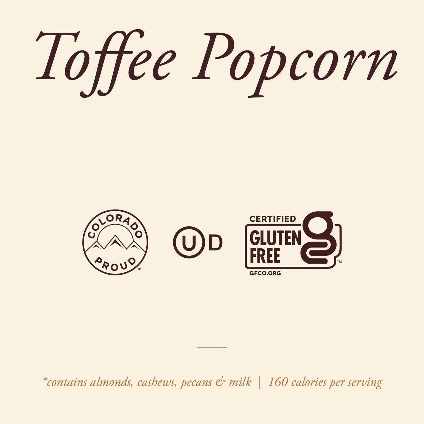 Enstrom Toffee Popcorn 16oz (pack of 2) | Handcrafted with Cashews, Almonds and Pecans | Gluten Free | Kosher Dairy | All Natural | Resealable Bag