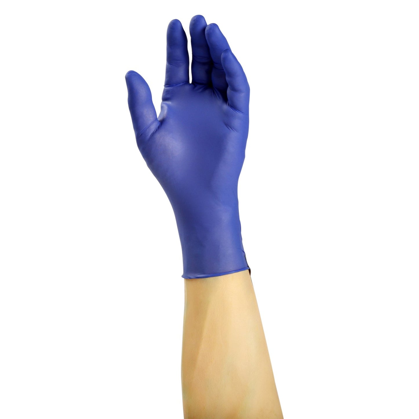 AmerCare 1000 Count Grape Grip Nitrile Gloves, Powder Free Exam Grade Black Disposable Gloves for Medical Professionals, 4.2 mil, Extra Large
