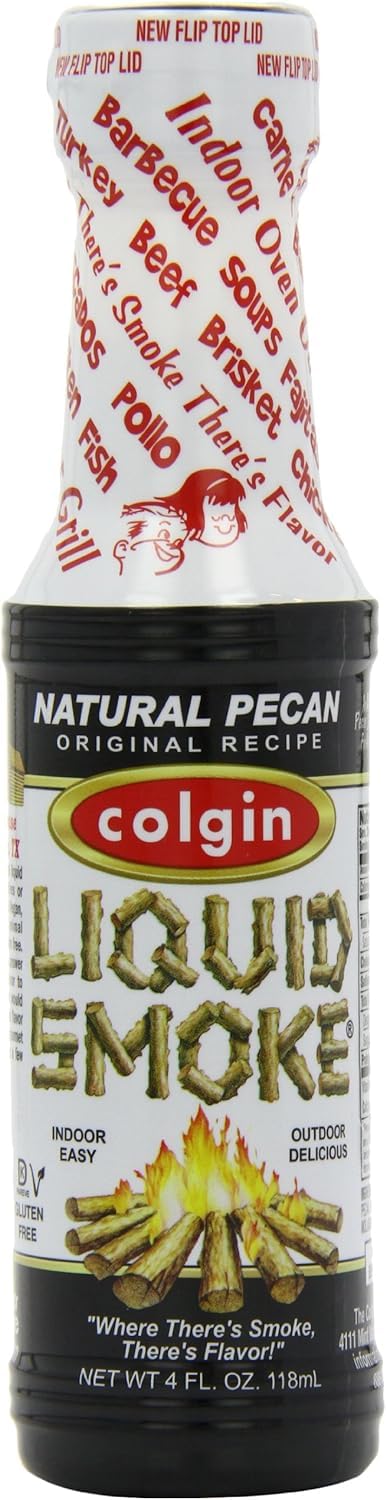 Colgin Liquid Smoke, All Natural Pecan, 4 Ounce Bottle