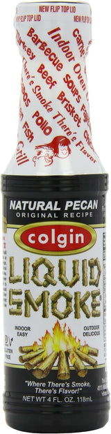 Colgin Liquid Smoke, All Natural Pecan, 4 Ounce Bottle