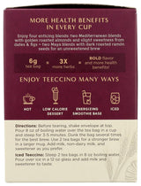 Teeccino Chicory Roasted Herbal Tea Sampler Pack (French Roast, Hazelnut, Vanilla Nut and Chocolaté), Caffeine Free, 12 Tea Bags (Pack of 2)