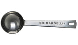 Ghirardelli Vanilla Sauce 87.3 Ounce Bottle with Ghirardelli Stamped Barista Spoon