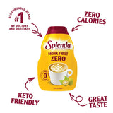 SPLENDA Monk Fruit Liquid Zero Calorie Sweetener Drops, 3.38 Fl Oz Bottle (Pack of 1)