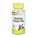 SOLARAY Matcha Green Tea 300 mg | Healthy Energy, Antioxidant, Mood Metabolism Support | 100 VegCaps