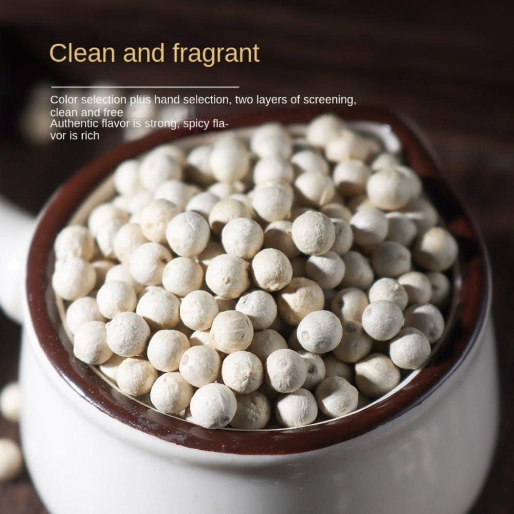 Zercumm Canned White Pepper Particles Household Seasoning Pure White Pepper Specialty Pepper