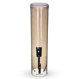 San Jamar Large Pull-Type Cup Dispenser 6-12 Oz. Flat Cups, 4.5 - 7 Oz Cone Cupz with Flip Cap for Restaurants, Home, and Office, Plastic, 16 Inches