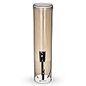 San Jamar Large Pull-Type Cup Dispenser 6-12 Oz. Flat Cups, 4.5 - 7 Oz Cone Cupz with Flip Cap for Restaurants, Home, and Office, Plastic, 16 Inches