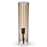 San Jamar Large Pull-Type Cup Dispenser 6-12 Oz. Flat Cups, 4.5 - 7 Oz Cone Cupz with Flip Cap for Restaurants, Home, and Office, Plastic, 16 Inches
