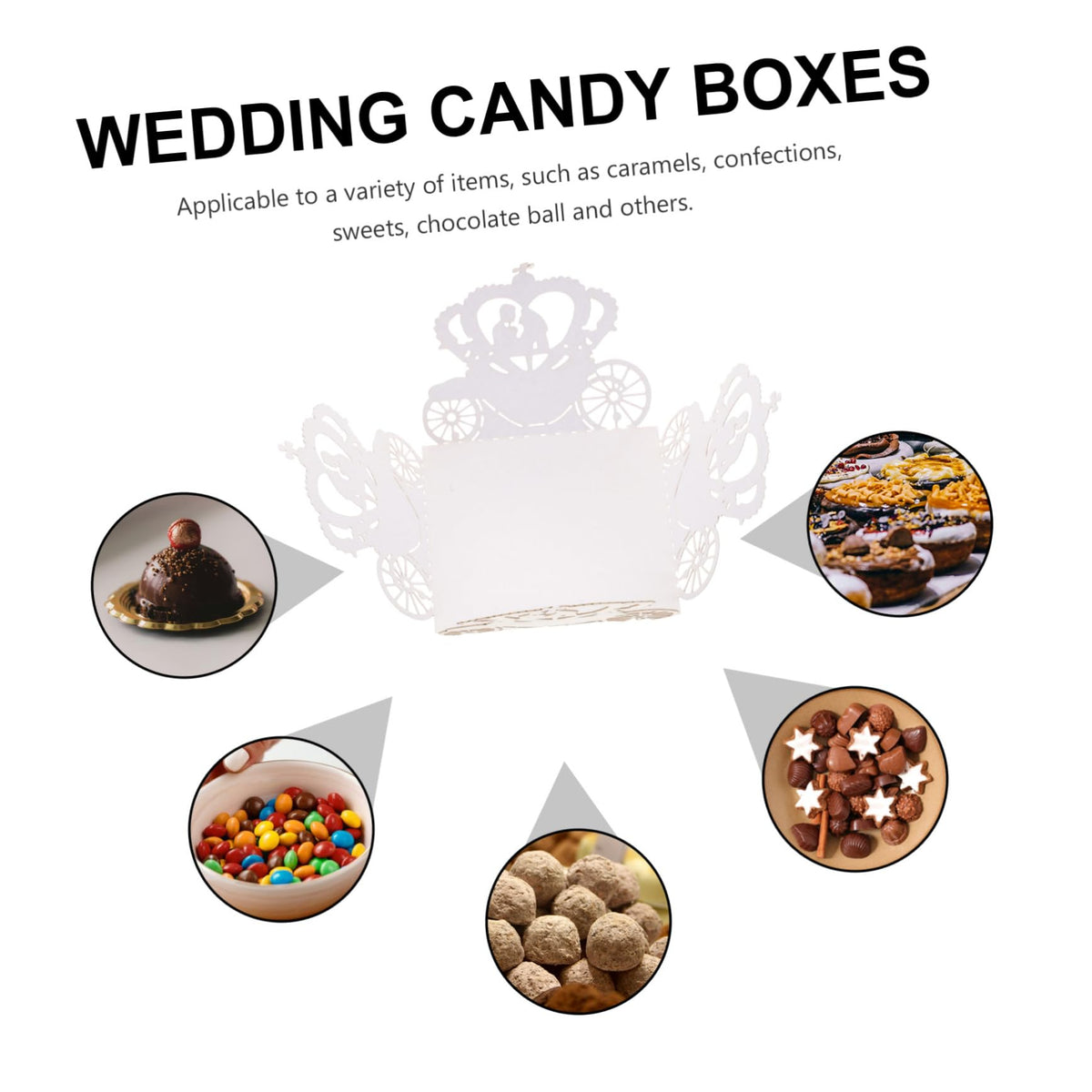 Didiseaon 50pcs Chocolate Wrapping Papers Hollow Design Elegant Candy Packaging for Weddings Parties and Special Occasions Lightweight and Convenient