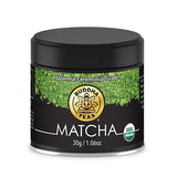 Buddha Teas - Organic Matcha Powder - Japanese Ceremonial Grade - For Health & Wellbeing - With Antioxidants & Minerals - Clean Ingredients