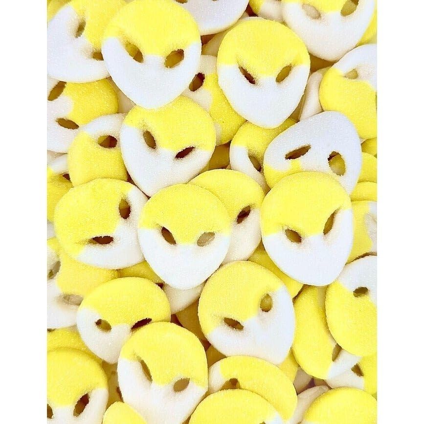 Swedish Style Candy Assortment Sour and Sweet Gummies Soft & Chewy Fruity Candy Mix (0.5lb, Sour Pineapple Passionfruit Aliens)