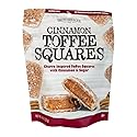 Brown & Haley Cinnamon Toffee Squares - 4.4oz Bag - Churro Inspired English Toffee Candy with Cinnamon, Sugar & Sea Salt - Gourmet Candy for Gifting